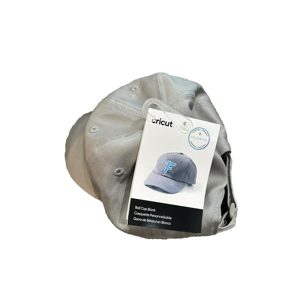 Cricut Blank Ball Cap Gray Grey New With Tags Unused Create Your Own At Home